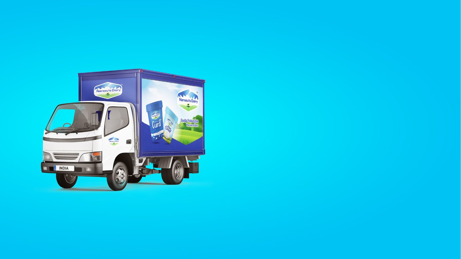 Narasus Dairy Products &mdash; FMCG & packaging identity and packaging.